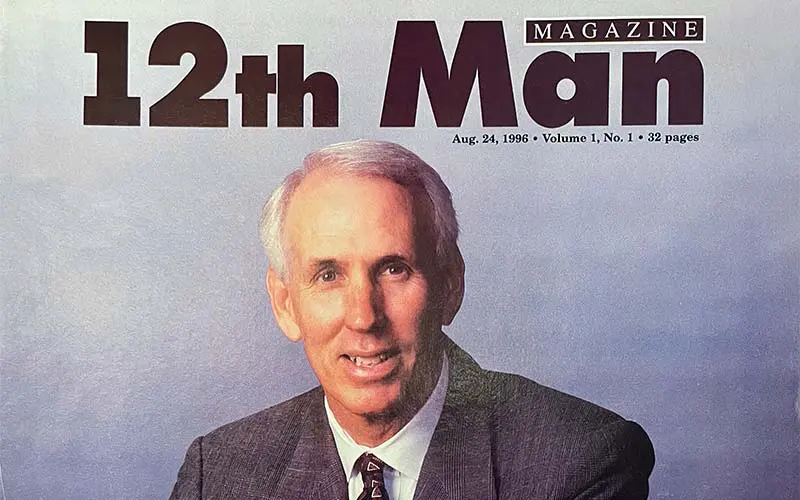 12h Man Magazine cover with man in a suit